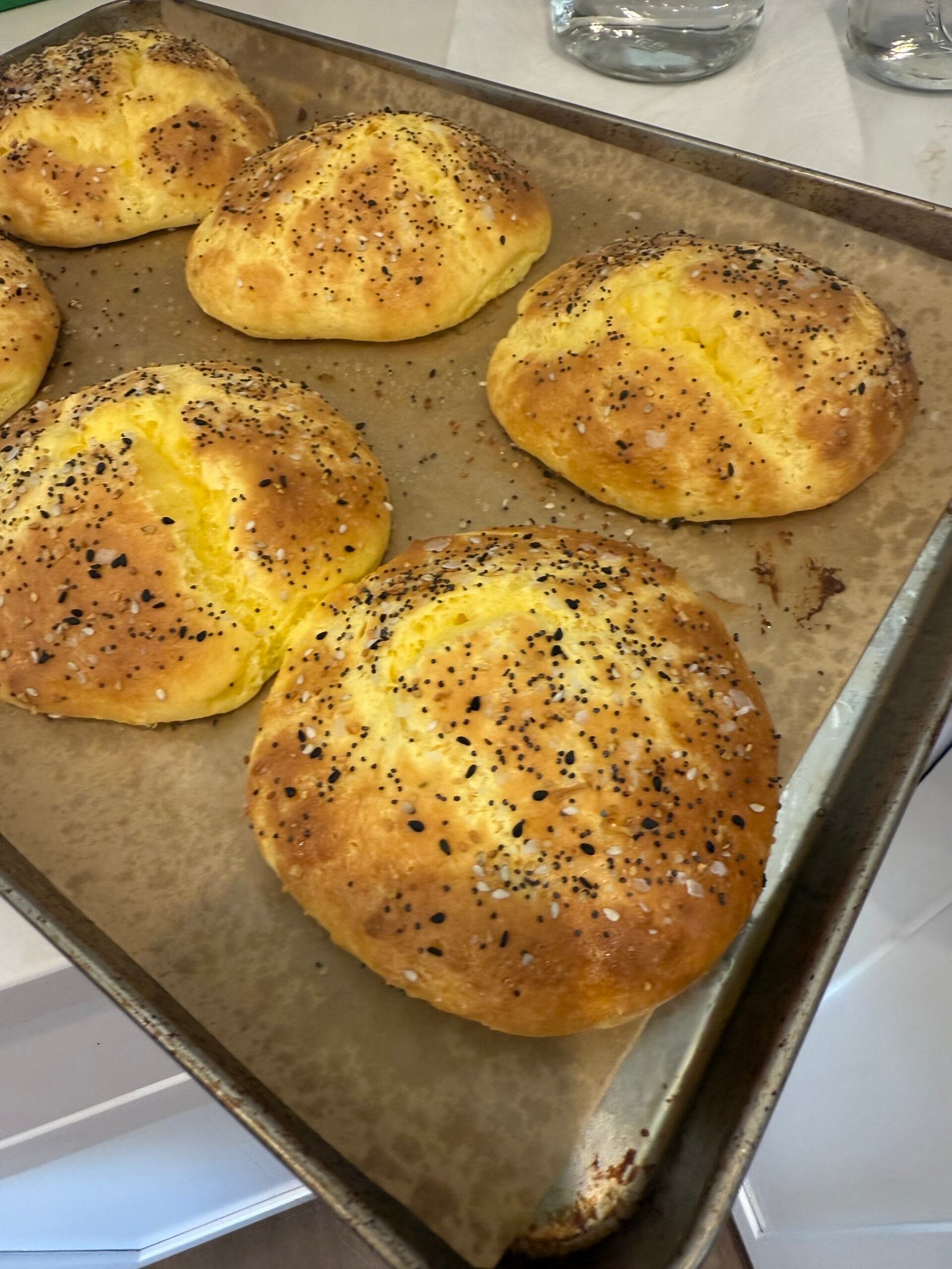 3 Ingredient Protein-Packed Hamburger Buns (NO FLOUR)